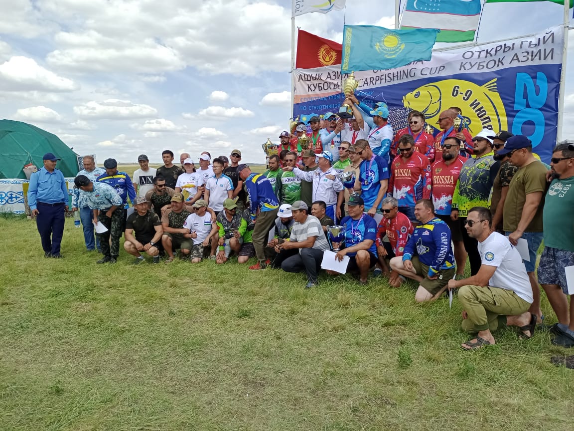 открытый кубок Азии 2023 по спортивной ловле карпа на озере Тойганколь